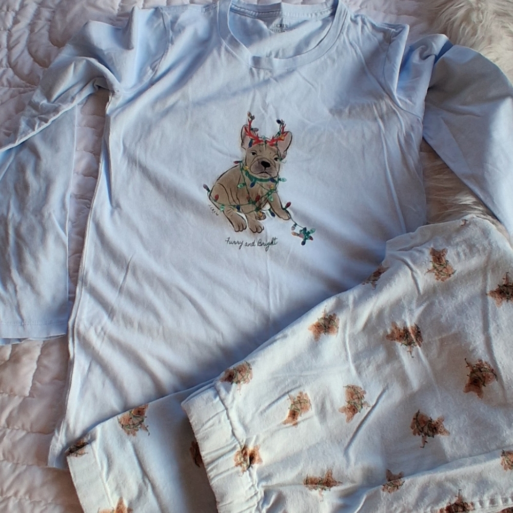 Jcrew French Bulldog Sleep Set